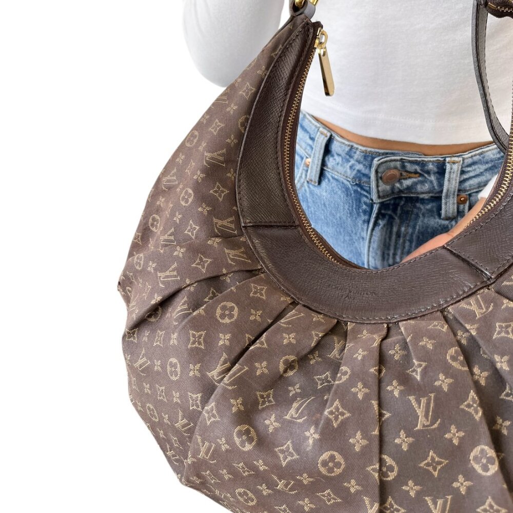 LOUIS VUITTON Vintage Monogram Rhapsody Crossbody Bag Brown Gold Canvas [106263] - Picture 4 of 14